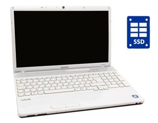 БУ Ноутбук Sony Vaio 71911M / 15.6&quot; (1366x768) TN / Intel Core i3-2330M (2 (4) ядра по 2.2 GHz) / 8 GB DDR3 / 240 GB SSD / Intel HD Graphics 3000 / WebCam / Win 10 Pro из Европы в Харькове
