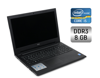 БУ Ноутбук Б-класс Dell Inspiron 15-5547 / 15.6&quot; (1366x768) TN / Intel Core i5-4210U (2 (4) ядра по 1.7 - 2.7 GHz) / 8 GB DDR3 / 256 GB SSD / Intel HD Graphics 4400 / WebCam / Windows 10 из Европы в Харькове