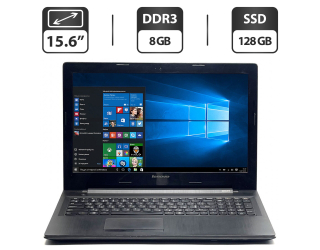 БУ Ноутбук Lenovo G50-70 / 15.6&quot; (1366x768) TN / Intel Core i3-4030U (2 (4) ядра по 1.9 GHz) / 8 GB DDR3 / 128 GB SSD / Intel HD Graphics 4400 / WebCam / DVD-ROM / HDMI из Европы в Харкові