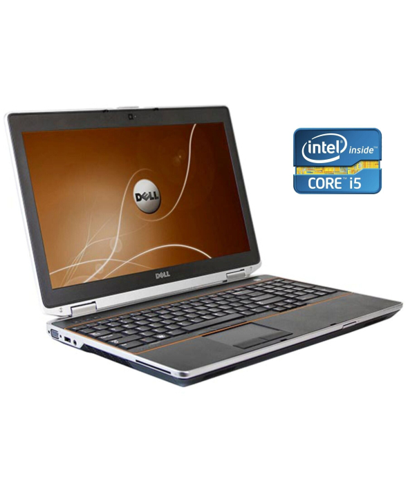 Ноутбук Dell Latitude E6520 / 15.6&quot; (1366x768) TN / Intel Core i5-2520M (2 (4) ядра по 2.5 - 3.2 GHz) / 8 GB DDR3 / 240 GB SSD / Intel HD Graphics 3000 / WebCam / DVD-RW / Win 10 Pro - 1