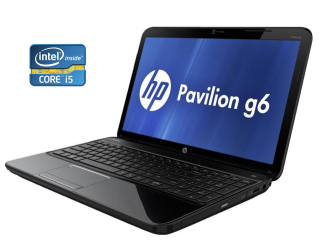 БУ Ноутбук HP Pavilion G6 / 15.6&quot; (1366x768) TN / Intel Core i5-2410M (2 (4) ядра по 2.3 - 2.9 GHz) / 8 GB DDR3 / 240 GB SSD / Intel HD Graphics 3000 / WebCam / DVD-ROM / Win 10 Pro из Европы в Харькове