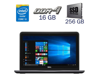 БУ Ультрабук Dell Latitude 3380 / 13.3&quot; (1366x768) TN / Intel Core i3-6006U (2 (4) ядра по 2.0 GHz) / 16 GB DDR4 / 256 GB SSD / Intel HD Graphics 520 / WebCam + Беспроводная мышка из Европы в Харькове