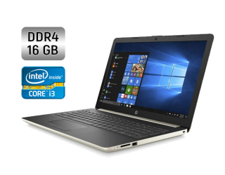 БУ Ноутбук HP 15-dy1074nr / 15.6&quot; (1366x768) TN Touch / Intel Core i3-1005G1 (2 (4) ядра по 1.2 - 3.4 GHz) / 16 GB DDR4 / 512 GB SSD / Intel UHD Graphics / WebCam / Windows 10 из Европы в Харькове