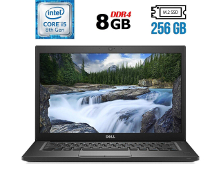 БУ Ноутбук Dell Latitude 7490 / 14&quot; (1920x1080) IPS / Intel Core i5-8350U (4 (8) ядра по 1.7 - 3.6 GHz) / 8 GB DDR4 / 256 GB SSD M.2 / Intel UHD Graphics 620 / WebCam / USB 3.1 / HDMI / Windows 10 лицензия из Европы в Харкові