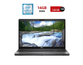 БУ Ноутбук Dell Latitude 5501 / 15.6&quot; (1920x1080) IPS / Intel Core i5-9400H (4 (8) ядра по 2.5 - 4.3 GHz) / 16 GB DDR4 / 128 GB SSD + 500 GB HDD / Intel UHD Graphics 630 / WebCam из Европы в Харькове