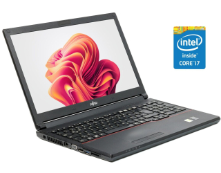 БУ Ноутбук Fujitsu Lifebook E544 / 14&quot; (1366x768) TN / Intel Core i3-4000M (2 (4) ядра по 2.4 GHz) / 8 GB DDR3 / 128 GB SSD + 500 GB HDD / Intel HD Graphics 4600 / WebCam  из Европы в Харкові