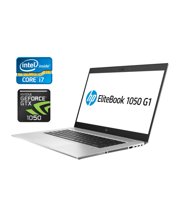 Игровой ноутбук HP EliteBook 1050 G1 / 15.6&quot; (1920x1080) IPS / Intel Core i7-8850H (6 (12) ядер по 2.6 - 4.3 GHz) / 16 GB DDR4 / 512 GB SSD / nVidia GeForce GTX 1050, 4 GB GDDR5, 128-bit / WebCam / Fingerprint / Windows 10 - 1