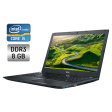 Ноутбук Б-класс Acer Aspire E15 / 15.6" (1920x1080) TN / Intel Core i5-6200U (2 (4) ядра по 2.3 - 2.8 GHz) / 8 GB DDR3 / 128 GB SSD + 1000 GB HDD / Intel HD Graphics 520 / WebCam / HDMI - 1