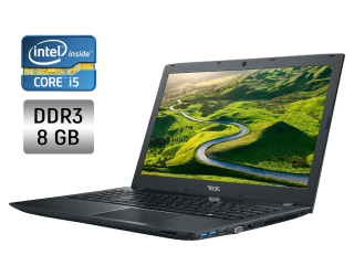 БУ Ноутбук Б-класс Acer Aspire E15 / 15.6&quot; (1920x1080) TN / Intel Core i5-6200U (2 (4) ядра по 2.3 - 2.8 GHz) / 8 GB DDR3 / 128 GB SSD + 1000 GB HDD / Intel HD Graphics 520 / WebCam / HDMI из Европы в Харькове