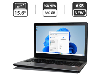 БУ Ноутбук Pegatron D15S PlaidBook / 15.6&quot; (1366x768) TN / Intel Core i5-6200U (2 (4) ядра по 2.3 - 2.8 GHz) / 8 GB DDR3 / 360 GB SSD NEW / Intel HD Graphics 520 / WebCam / АКБ NEW из Европы в Харкові