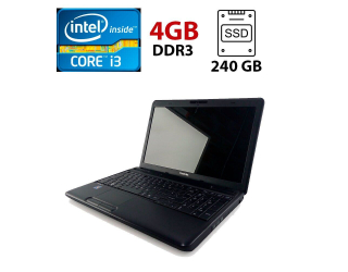 БУ Ноутбук Toshiba Satellite Pro C660 / 15.6&quot; (1366x768) TN / Intel Core i3-380M (2 (4) ядра по 2.53 GHz) / 4 GB DDR3 / 240 GB SSD / Intel HD Graphics 1000 / WebCam из Европы в Харкові
