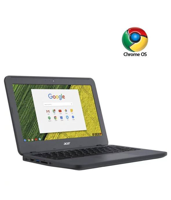 Нетбук Acer Chromebook 11 N7 C731-C8VE / 11.6&quot; (1366x768) TN / Intel Celeron N3060 (2 ядра по 1.6 - 2.48 GHz) / 4 GB DDR3 / 16 GB eMMC / Intel HD Graphics 400 / WebCam - 1