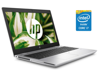 БУ Ноутбук HP ProBook 650 G4 / 15.6&quot; (1366x768) TN / Intel Core i7-8550U (4 (8) ядра по 1.8 - 4.0 GHz) / 8 GB DDR4 / 120 GB SSD + 500 GB HDD / Intel UHD Graphics 620 / WebCam из Европы в Харкові
