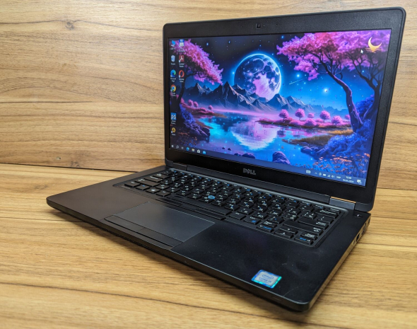 Ультрабук Б-класс Dell Latitude 5480 / 14&quot; (1366x768) TN / Intel Core i5-7200U (2 (4) ядра по 2.5 - 3.1 GHz) / 8 GB DDR4 / 256 GB SSD / Intel HD Graphics 620 / WebCam / Windows 10 - 7