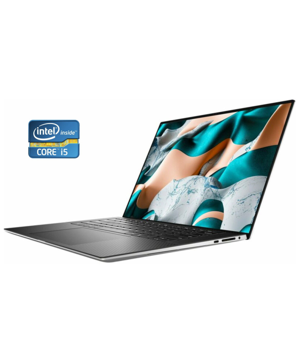 Ноутбук Dell XPS 15 9500 / 15.6&quot; (1920x1080) IPS / Intel Core i5-10300H (4 (8) ядра по 2.5 - 4.5 GHz) / 16 GB DDR4 / 512 GB SSD / Intel UHD Graphics / WebCam / Win 11 Home - 1