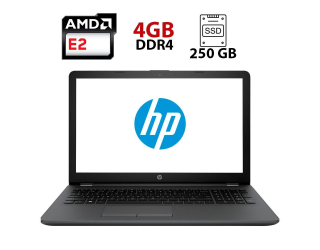 БУ Ноутбук Б-класс HP 255 G6 / 15.6&quot; (1366x768) TN / AMD E2-9000e (2 ядра по 1.5 - 2.0 GHz) / 4 GB DDR4 / 250 GB SSD / AMD Radeon R2 Graphics / WebCam из Европы в Харькове