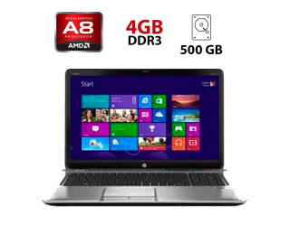 БУ Ноутбук Б-класс HP dv6-7323cl / 15.6&quot; (1920x1080) TN / AMD A8-4500M (4 ядра по 1.9 - 2.8 GHz) / 4 GB DDR3 / 750 GB HDD / AMD Radeon HD 7620G Graphics / WebCam / АКБ не держит из Европы в Харкові