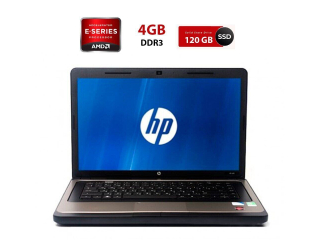 БУ Ноутбук Б-класс HP 635 / 15.6&quot; (1366x768) TN / AMD E-350 (2 ядра по 1.6 GHz) / 4 GB DDR3 / 120 GB SSD / AMD Radeon HD 6310 Graphics / WebCam из Европы в Харкові