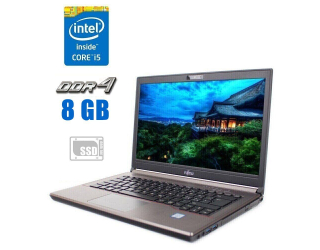 БУ Ноутбук Fujitsu LifeBook E746 / 14&quot; (1366x768) TN / Intel Core i5-6200U (2 (4) ядра по 2.3 - 2.8 GHz) / 8 GB DDR4 / 480 GB SSD / Intel HD Graphics 520 / WebCam из Европы в Харькове