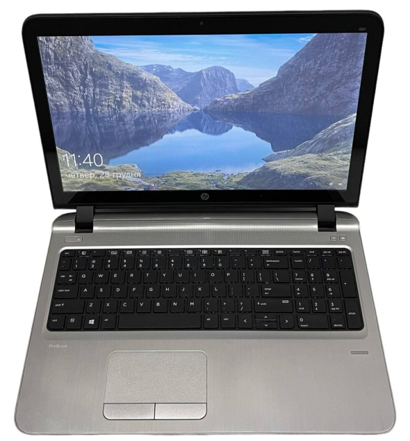 Ноутбук HP ProBook 450 G3 / 15.6&quot; (1366x768) TN Touch / Intel Core i5-6200U (2 (4) ядра по 2.3 - 2.8 GHz) / 8 GB DDR3 / 240 GB SSD / Intel HD Graphics 520 / WebCam / HDMI / АКБ NEW / Windows 10 Pro - 2