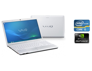 БУ Ноутбук Sony VAIO VPC-EJ1M1E / 17.3&quot; (1600x900) TN / Intel Core i5-2410M (2 (4) ядра по 2.3 - 2.9 GHz) / 8 GB DDR3 / 240 GB SSD / nVidia GeForce 410M, 1 GB DDR3, 64-bit / WebCam / Win 10 Pro из Европы в Харкові
