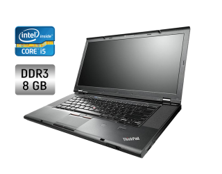 БУ Ноутбук Lenovo Thinkpad T530 / 15.6&quot; (1366x768) TN / Intel Core i5-4210U (2 (4) ядра по 1.7 - 2.7 GHz) / 8 GB DDR3 / 128 GB SSD / Intel HD Graphics 4400 / WebCam / Fingerprint из Европы в Харкові
