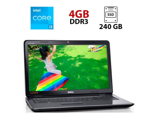 БУ Ноутбук Б-класс Dell Inspiron N7110 / 17.3&quot; (1366x768) TN / Intel Core i3-2310M (2 (4) ядра по 2.1 GHz) / 4 GB DDR3 / 240 GB SSD / Intel HD Graphics 3000 / WebCam из Европы
