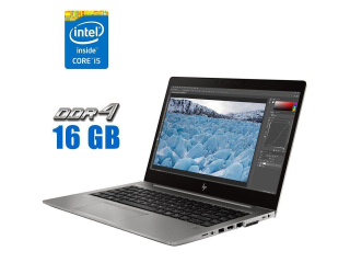 БУ Ультрабук HP ZBook 14u G6 / 14&quot; (1920x1080) IPS / Intel Core i5-8365U (4 (8) ядра по 1.6 - 4.1 GHz) / 16 GB DDR4 / 256 GB SSD M.2 / Intel UHD Graphics 620 / WebCam из Европы