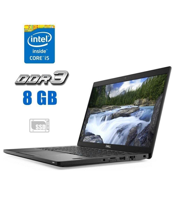 Ультрабук Dell Latitude 7390 2-in-1 / 13.3&quot; (1920x1080) IPS Touch / Intel Core i5-8350U (4 (8) ядра по 1.7 - 3.6 GHz) / 8 GB DDR3 / 120 GB SSD / Intel UHD Graphics 620 / WebCam / HDMI - 1