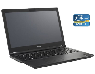 БУ Ноутбук Fujitsu LifeBook E558 / 15.6&quot; (1920x1080) IPS / Intel Core i5-7200U (2 (4) ядра по 2.5 - 3.1 GHz) / 16 GB DDR4 / 480 GB SSD / Intel HD Graphics 620 / WebCam из Европы в Харкові