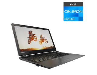 БУ Ноутбук Б-класс Lenovo IdeaPad 100-15IBY / 15.6&quot; (1366x768) TN / Intel Celeron N2840 (2 ядра по 2.16 - 2.58 GHz) / 4 GB DDR3 / 120 GB SSD / Intel HD Graphics / WebCam из Европы в Харкові
