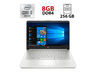 БУ Ультрабук HP 14-dq1043cl / 14&quot; (1366x768) TN / Intel Core i3-1005G1 (2 (4) ядра по 1.2 - 3.4 GHz) / 8 GB DDR4 / 256 GB SSD / Intel UHD Graphics / WebCam / HDMI / USB 3.0 из Европы в Харкові