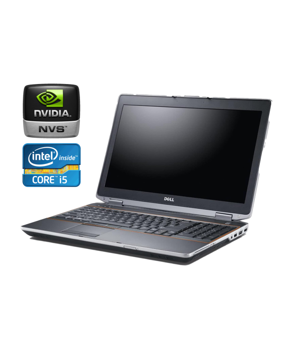 Ноутбук Dell Latitude E6520 / 15.6&quot; (1600x900) TN / Intel Core i5-2520M (2 (4) ядра по 2.5 - 3.2 GHz) / 8 GB DDR3 / 128 GB SSD / nVidia NVS 4200M, 1 GB DDR3, 64-bit / WebCam / DVD-RW - 1