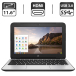 Нетбук Б-класс HP ChromeBook 11 G5 EE / 11.6" (1366x768) SVA / Intel Celeron N3060 (2 ядра по 1.6 - 2.48 GHz) / 4 GB DDR3 / 16 GB eMMC / Intel HD Graphics / WebCam / HDMI / Chrome OS
