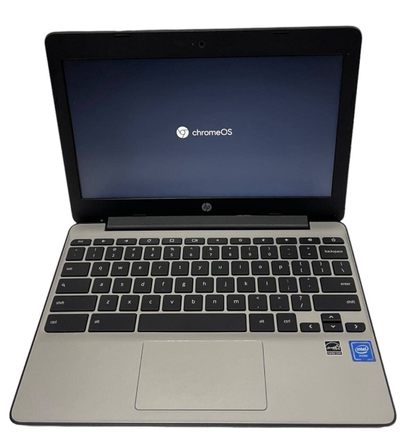 Нетбук Б-класс HP ChromeBook 11 G5 EE / 11.6&quot; (1366x768) SVA / Intel Celeron N3060 (2 ядра по 1.6 - 2.48 GHz) / 4 GB DDR3 / 16 GB eMMC / Intel HD Graphics / WebCam / HDMI / Chrome OS - 2