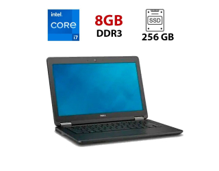 БУ Ультрабук Dell Latitude E7250 / 12.5&quot; (1366x768) TN / Intel Core i7-5600U (2 (4) ядра по 2.6 - 3.2 GHz) / 8 GB DDR3 / 256 GB SSD / Intel HD Graphics 5500 / WebCam / HDMI из Европы