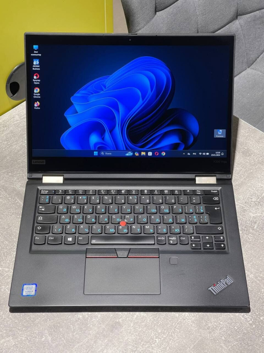 Ультрабук-трансформер Lenovo ThinkPad X390 Yoga / 13.3&quot; (1920x1080) IPS Touch / Intel Core i5-8250U (4 (8) ядра по 1.6 - 3.4 GHz) / 16 GB DDR4 / 480 GB SSD / Intel UHD Graphics / WebCam - 2