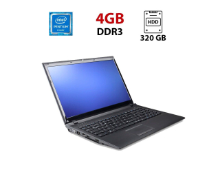БУ Ноутбук Terra Mobile 1528 / 15.6&quot; (1366x768) TN / Intel Pentium B940 (2 ядра по 2.0 GHz) / 4 GB DDR3 / 320 GB HDD / Intel HD Graphics / WebCam из Европы в Харкові