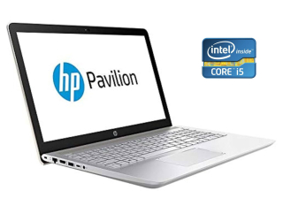 БУ Ноутбук Б-класс HP Pavilion 15-cc123c / 15.6&quot; (1366x768) TN Touch / Intel Core i5-8250U (4 (8) ядра по 1.6 - 3.4 GHz) / 8 GB DDR4 / 240 GB SSD / Intel HD Graphics 620 / WebCam / Windows 10 из Европы в Харкові