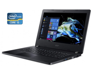 БУ Ноутбук Б-класс Acer TravelMate P215-51 / 15.6&quot; (1920x1080) IPS / Intel Core i5-8250U (4 (8) ядра по 1.6 - 3.4 GHz) / 8 GB DDR4 / 256 GB SSD / Intel UHD Graphics 620 / WebCam из Европы в Харкові