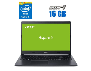 БУ Ноутбук Acer Aspire A515-54 / 15.6&quot; (1920x1080) TN / Intel Core i5-10210U (4 (8) ядра по 1.6 - 4.2 GHz) / 16 GB DDR4 / 240 GB SSD / Intel UHD Graphics / WebCam из Европы в Харькове