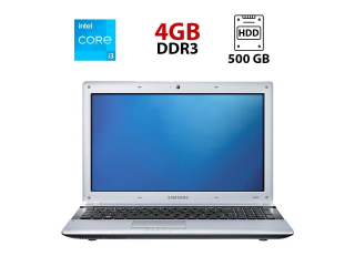 БУ Ноутбук Б-класс Samsung RV515 / 15.6&quot; (1366x768) TN / Intel Core i3-370M (2 (4) ядра по 2.4 GHz) / 4 GB DDR3 / 500 GB HDD / nVidia GeForce 315M, 512 MB GDDR3, 64-bit / WebCam из Европы в Харькове