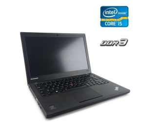 БУ Нетбук Б-класс Lenovo ThinkPad X240 / 12.5&quot; (1366x768) TN / Intel Core i5-4200U (2 (4) ядра по 1.6 - 2.6 GHz) / 4 GB DDR3 / 500 GB HDD / Intel HD Graphics 4400 из Европы в Харькове