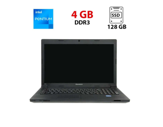 БУ Ноутбук Lenovo B590 / 15.6&quot; (1366x768) TN / Intel Pentium 2020M (2 ядра по 2.4 GHz) / 4 GB DDR3 / 128 GB SSD / Intel HD Graphics / WebCam из Европы