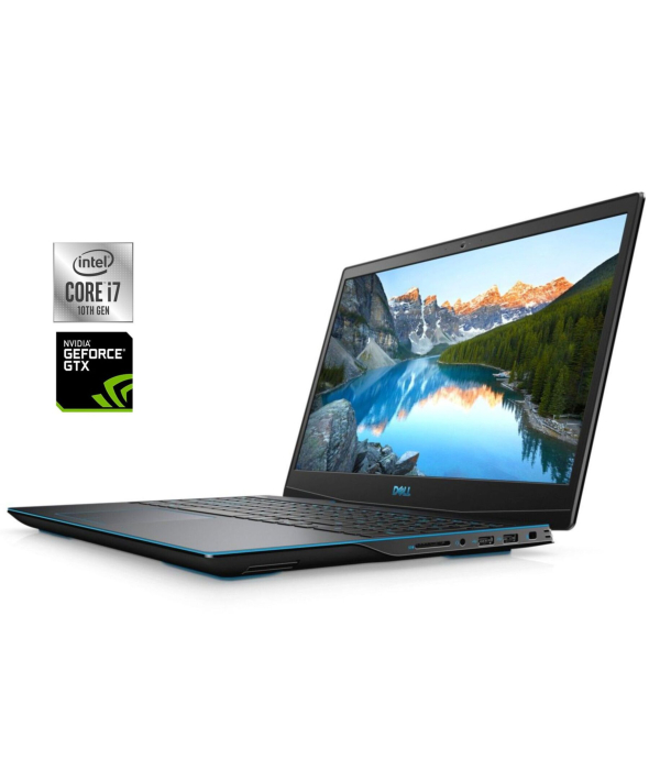 Игровой ноутбук Dell G3 15 3500 / 15.6&quot; (1920x1080) IPS / Intel Core i7-10750H (6 (12) ядер по 2.6 - 5.0 GHz) / 32 GB DDR4 / 512 GB SSD + 1000 GB HDD / nVidia GeForce GTX 1650 Ti, 4 GB GDDR6, 128-bit / WebCam / Win 10 Home - 1