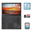Ультрабук Б-класс Lenovo ThinkPad T470 / 14" (1366x768) TN / Intel Core i5-7300U (2 (4) ядра по 2.6 - 3.5 GHz) / 8 GB DDR4 / 256 GB SSD / Intel HD Graphics 620 / WebCam / Fingerprint / USB 3.1 / HDMI / Два АКБ - 1