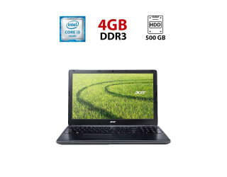 БУ Ноутбук Acer E1-570G / 15.6&quot; (1366x768) TN / Intel Core i3-3217U (2 (4) ядра по 1.8 GHz) / 4 GB DDR3 / 500 GB HDD / Intel HD Graphics 4000 / WebCam из Европы в Харкові