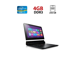 БУ Нетбук Б-класс Lenovo ThinkPad Helix / 11.6&quot; (1920x1080) TN / Intel Core i7-3667U (2 (4) ядра по 2.0 - 3.2 GHz) / 4 GB DDR3 / 256 GB SSD / Intel HD Graphics 4000 / WebCam из Европы в Харкові