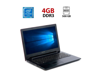 БУ Ноутбук Lenovo G50-70 / 15.6&quot; (1366x768) TN / Intel Celeron 2957U (2 ядра по 1.4 GHz) / 4 GB DDR3 / 500 GB HDD / Intel HD Graphics / WebCam из Европы в Харькове