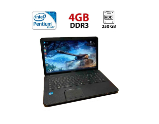 БУ Ноутбук Toshiba Satellite C870 / 17.3&quot; (1600x900) TN / Intel Pentium B960 (2 ядра по 2.2 GHz) / 4 GB DDR3 / 250 GB HDD / Intel HD Graphics / WebCam из Европы в Харкові